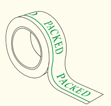 "Packed, Packed" Tape