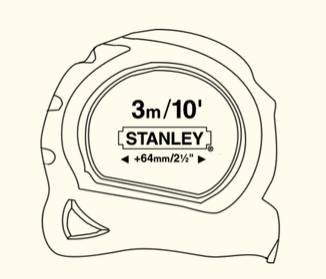 Foot/Metric Tape Measure
