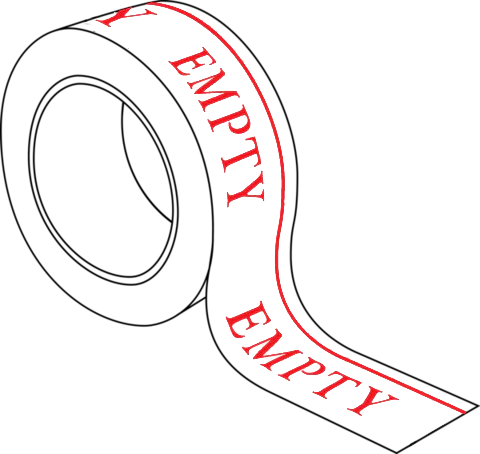 "Empty, Empty" Tape